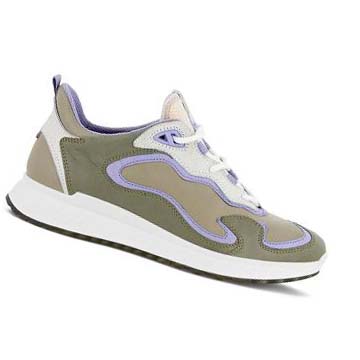 Chaussures Casual Ecco St.1 Laced Femme Multicolore | FR 86TCE